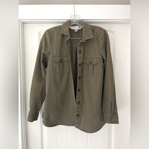 Old Navy Olive Green Classic Button Down Shirt